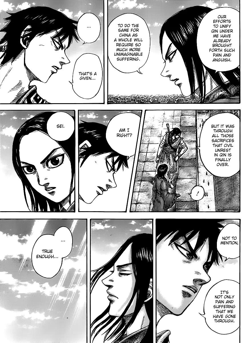 Kingdom manga, chapter 438, page 10 of 18
