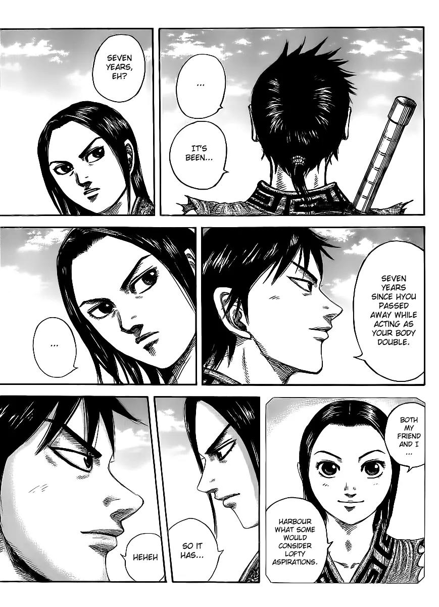 Kingdom manga, chapter 438, page 6 of 18