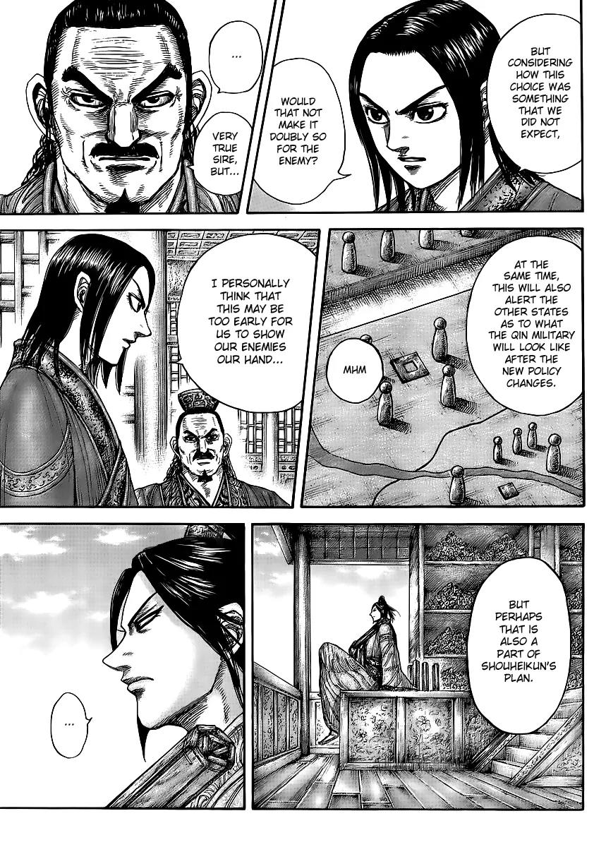 Kingdom manga, chapter 439, page 12 of 18