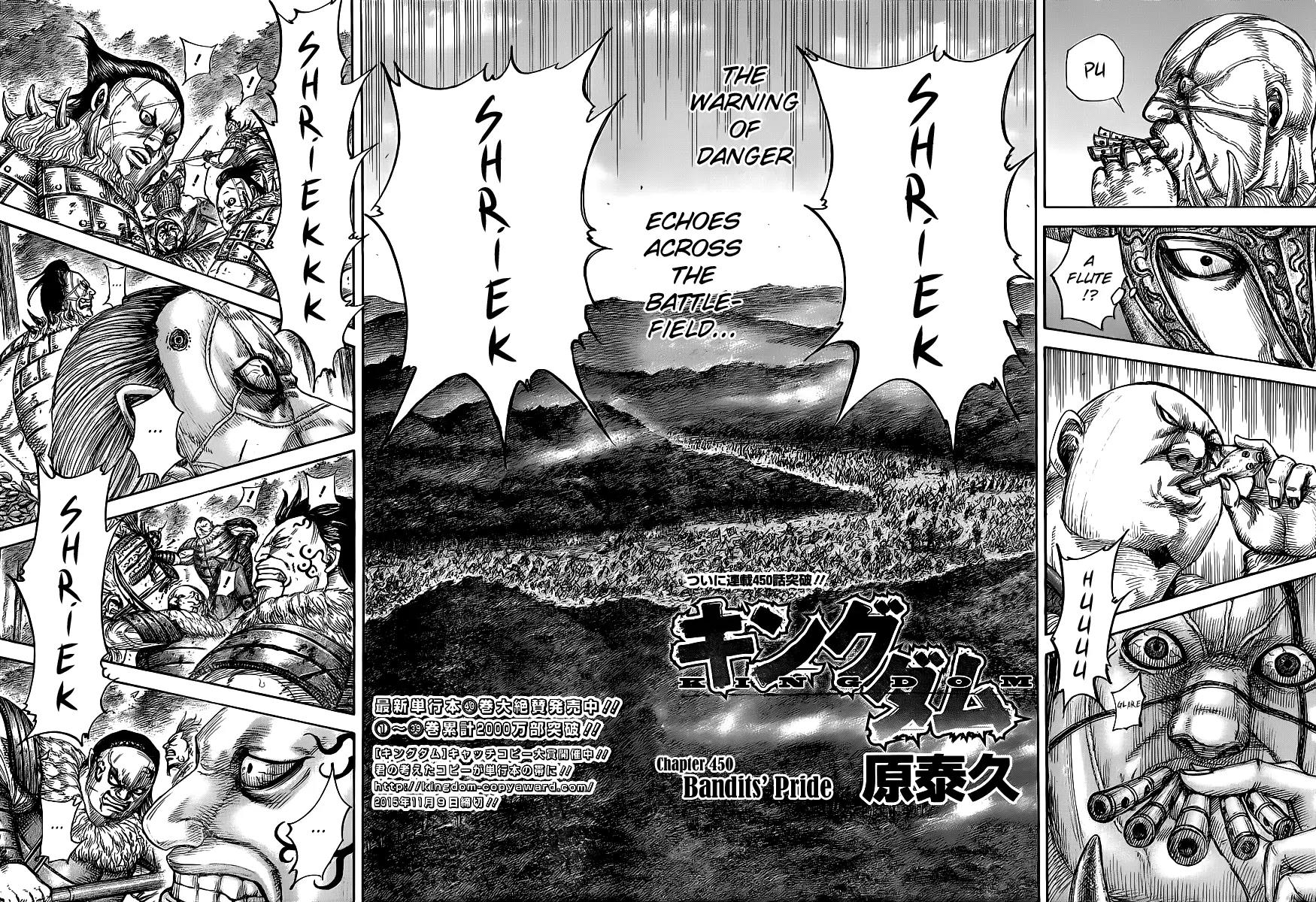 Kingdom Chapter 450 page 2 - Chapter 450: Bandit's Pride