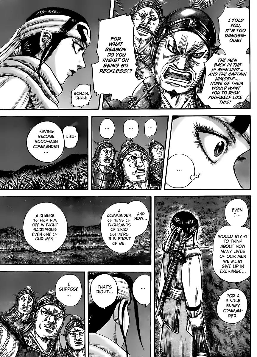 Kingdom manga, chapter 451, page 17 of 19