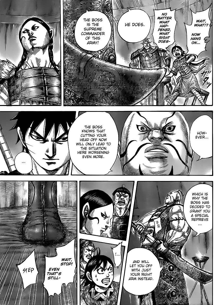 Kingdom manga, chapter 451, page 9 of 19