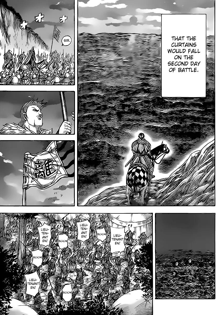 Kingdom manga, chapter 459, page 14 of 17