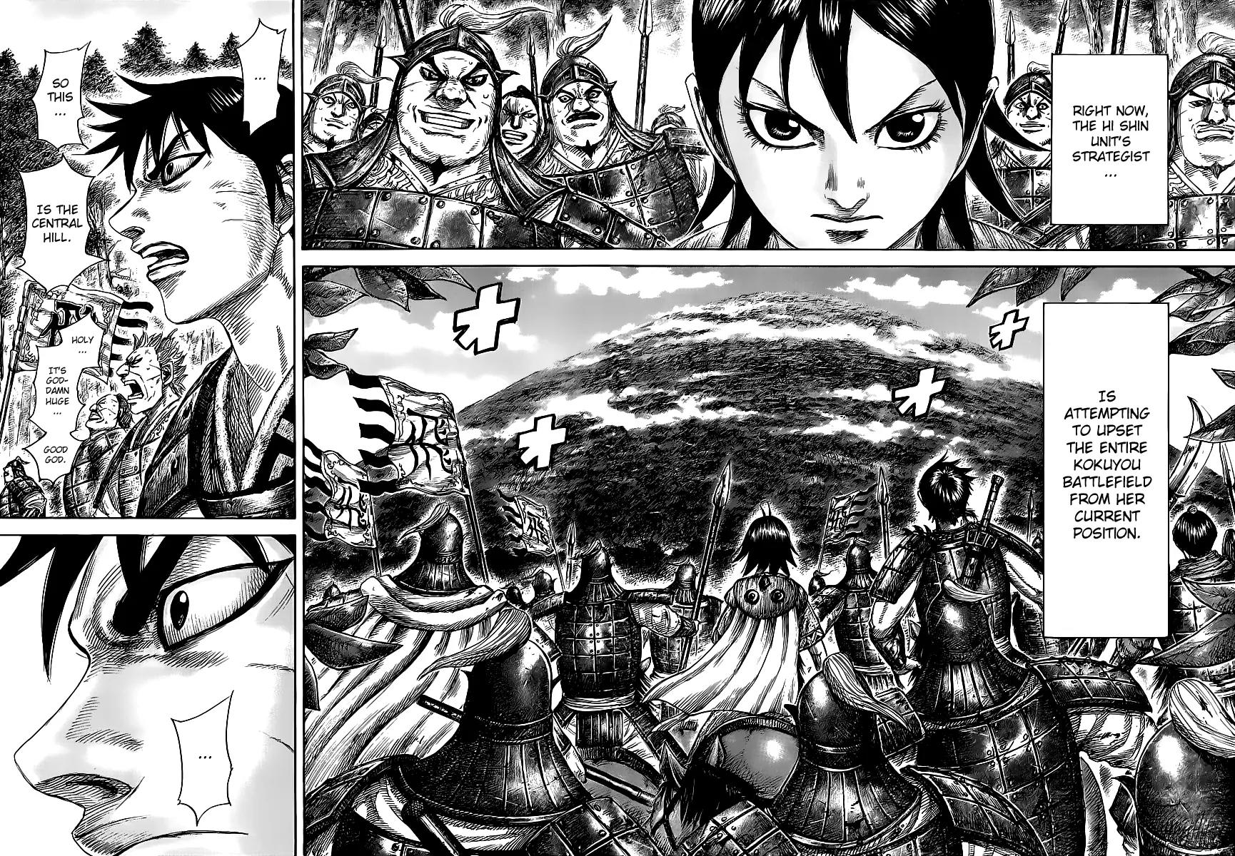 Kingdom Chapter 460 page 14 - Chapter 460: The Hi Shin Unit's Lynchpin