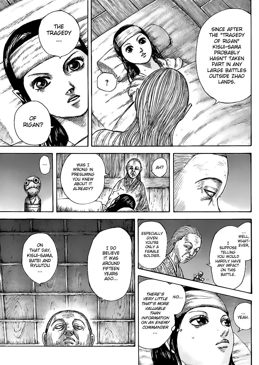 Kingdom manga, chapter 462, page 15 of 17