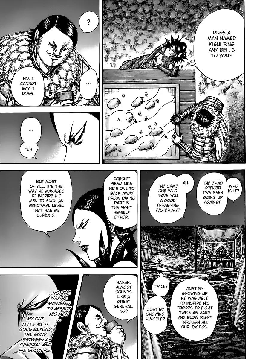 Kingdom manga, chapter 462, page 7 of 17