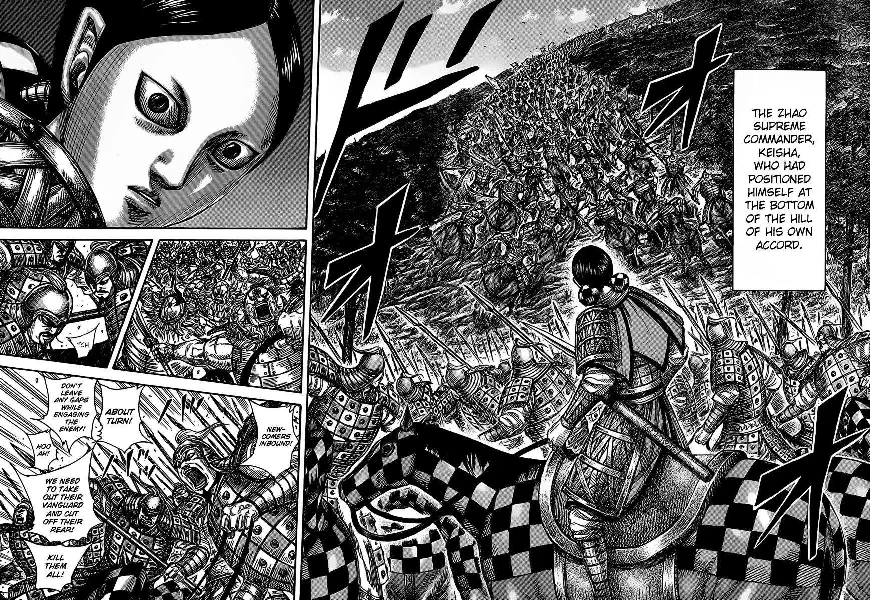 Kingdom manga, chapter 466, page 9 of 16