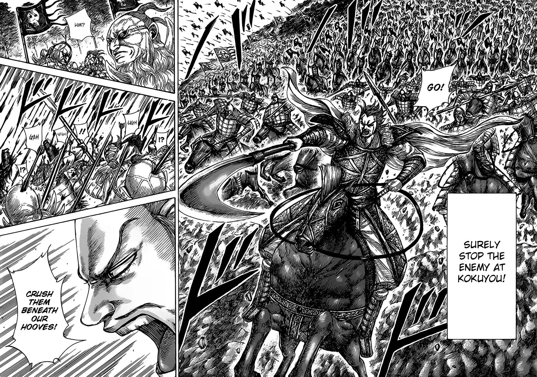 Kingdom manga, chapter 467, page 9 of 16