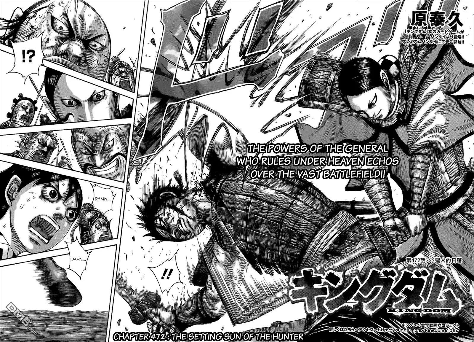 Kingdom Chapter 472 page 2 - Chapter 472: The Setting Sun of the Hunter