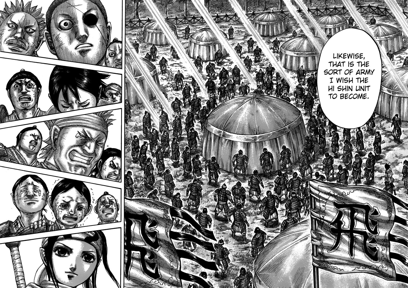 Kingdom Chapter 480 page 14 - Chapter 480: Bihei & The Hi Shin Unit