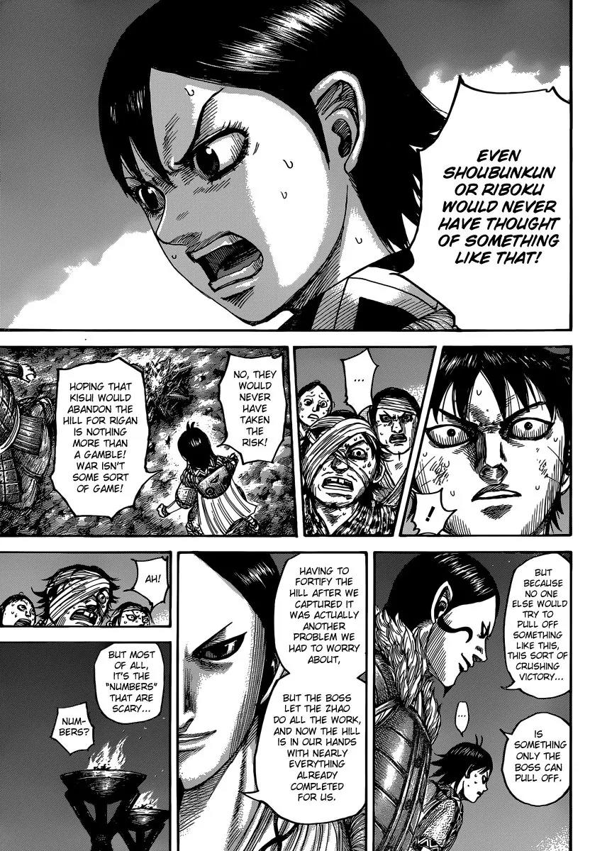 Kingdom manga, chapter 483, page 16 of 17