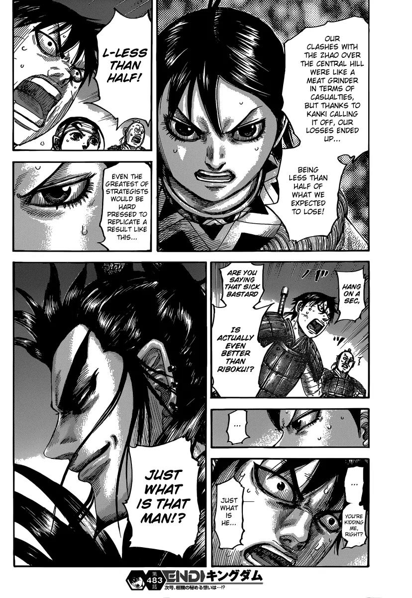 Kingdom manga, chapter 483, page 17 of 17