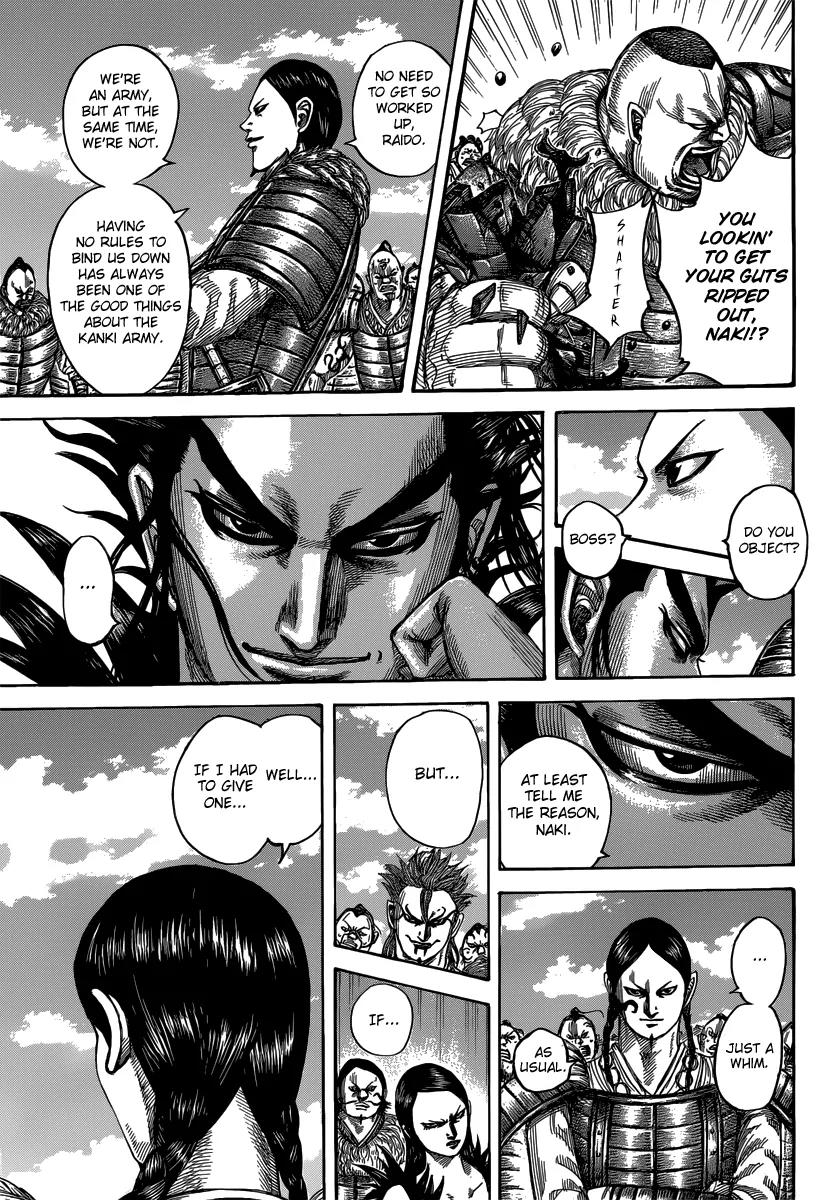 Kingdom manga, chapter 484, page 17 of 21