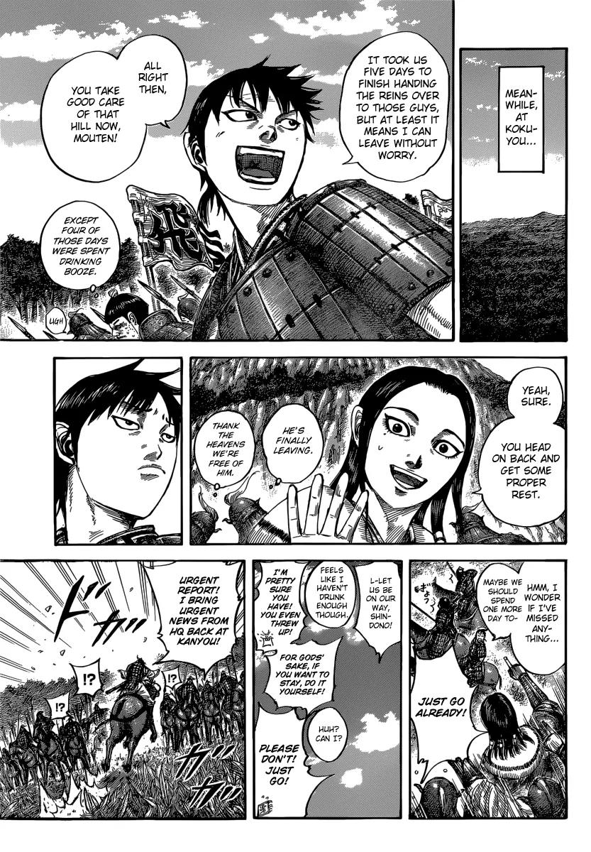 Kingdom manga, chapter 486, page 9 of 19
