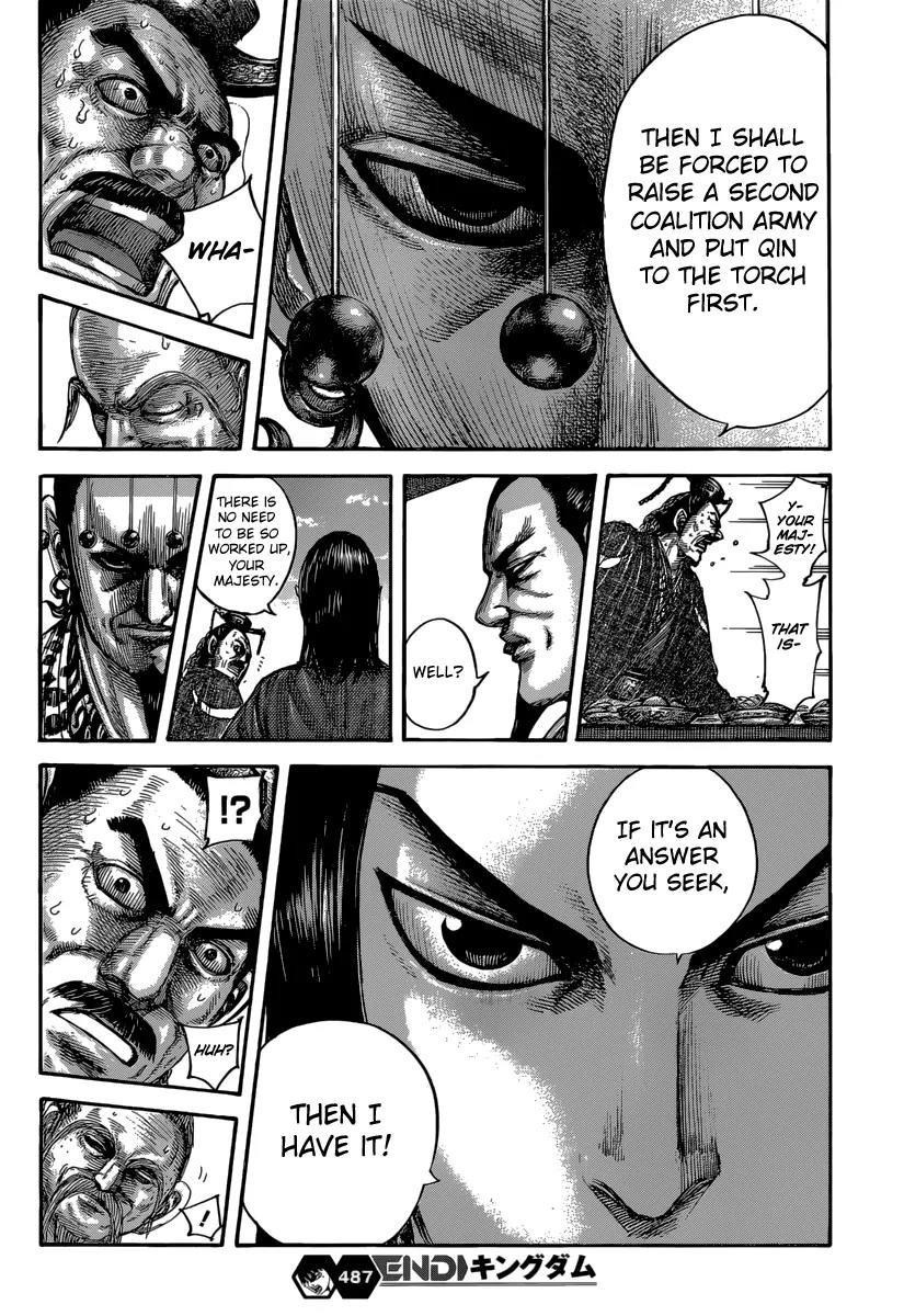 Kingdom manga, chapter 487, page 19 of 19