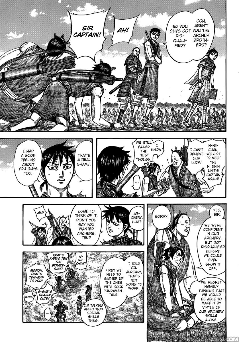 Kingdom manga, chapter 492, page 12 of 21