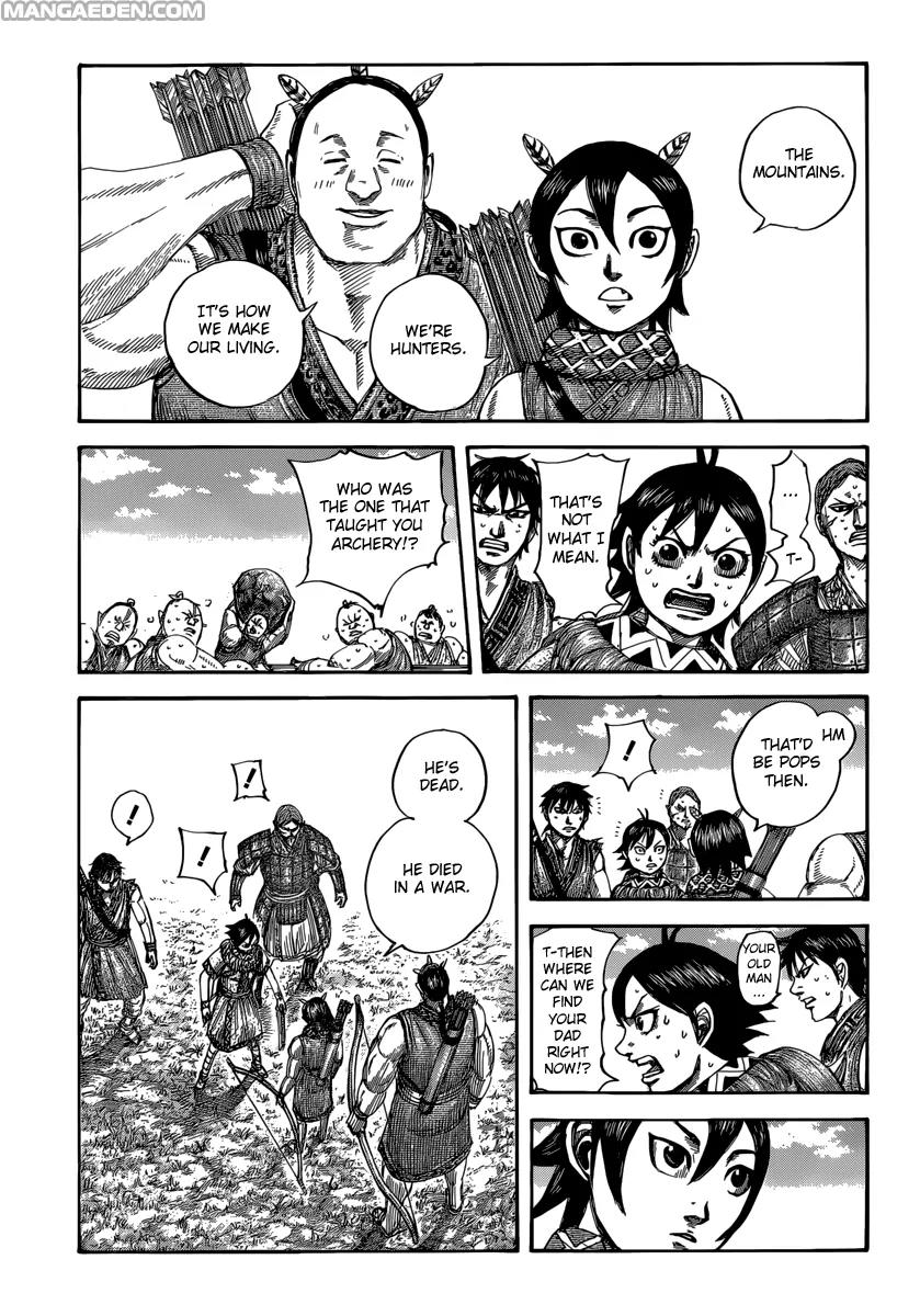 Kingdom manga, chapter 492, page 18 of 21
