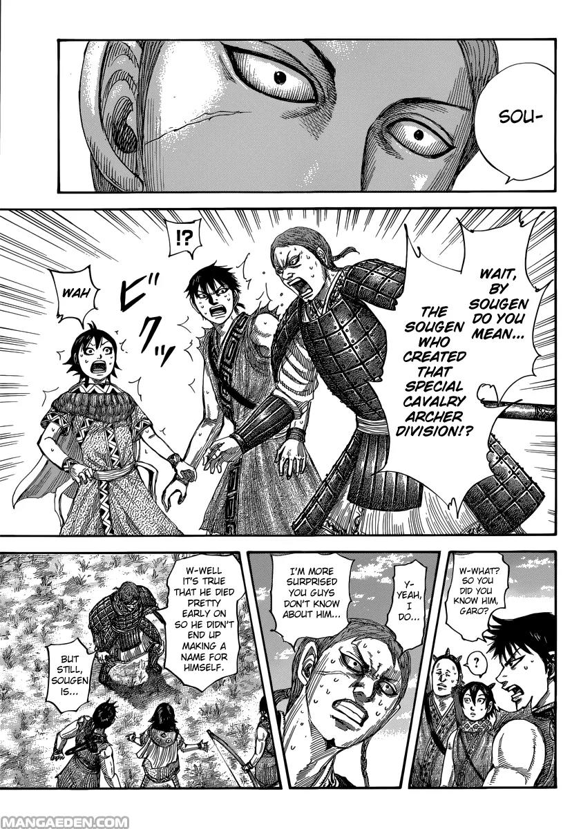 Kingdom manga, chapter 492, page 20 of 21
