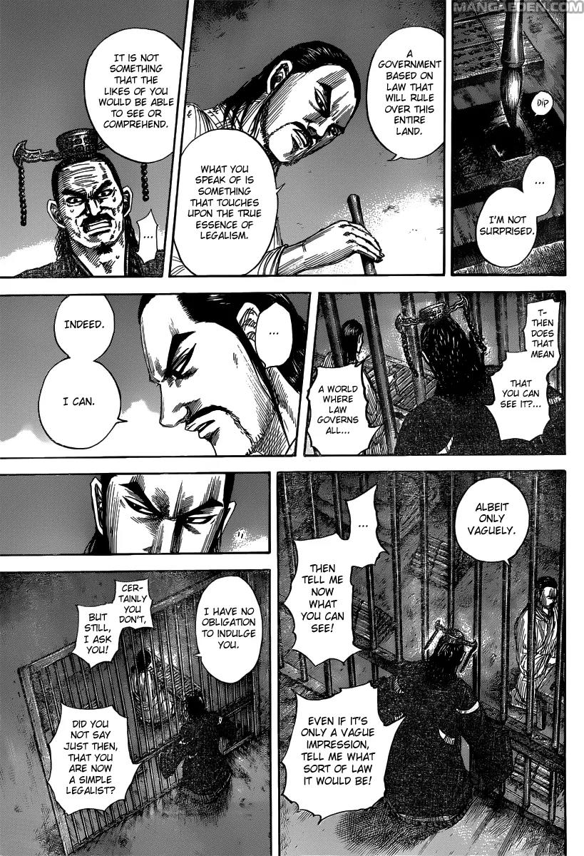 Kingdom manga, chapter 494, page 13 of 20