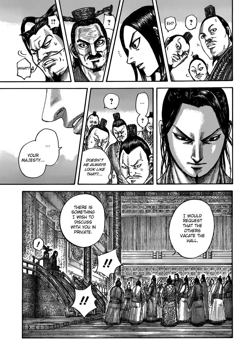 Kingdom manga, chapter 495, page 9 of 20
