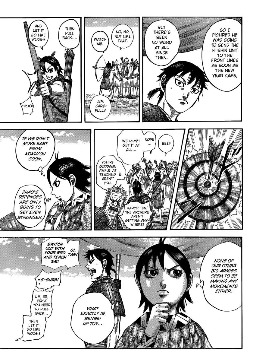 Kingdom manga, chapter 496, page 11 of 20
