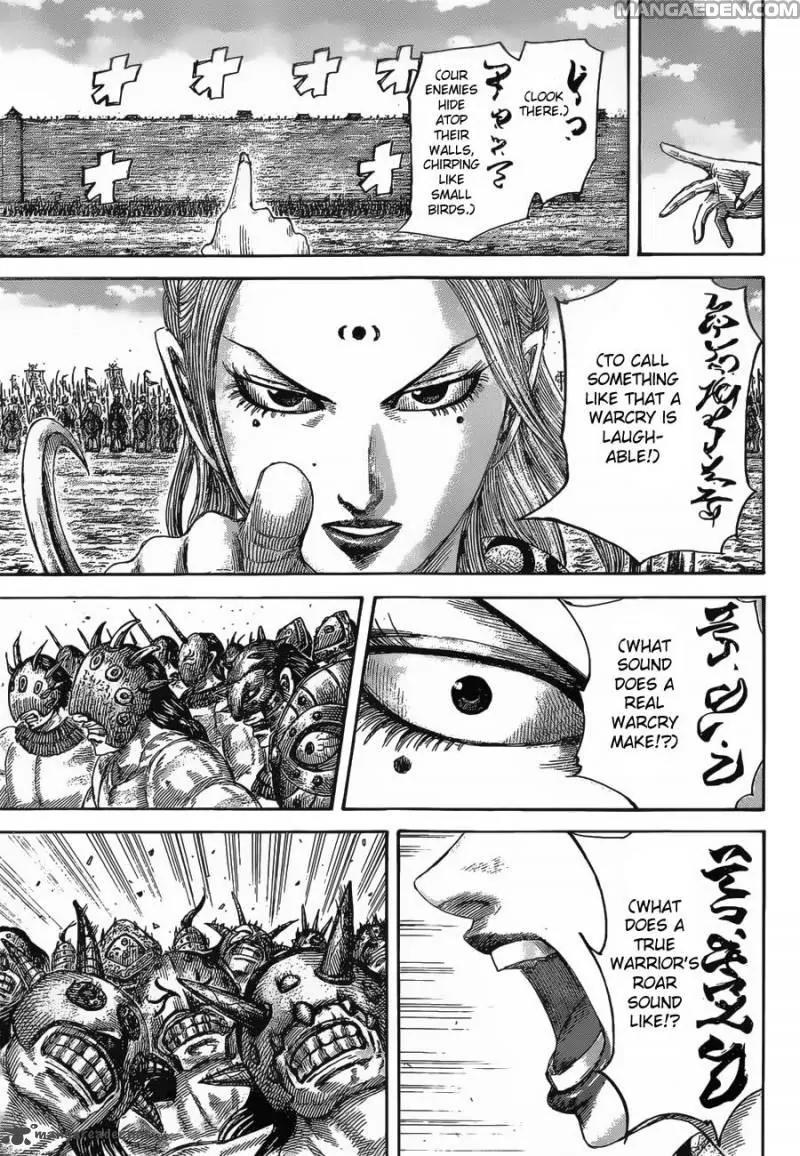 Kingdom manga, chapter 505, page 14 of 19