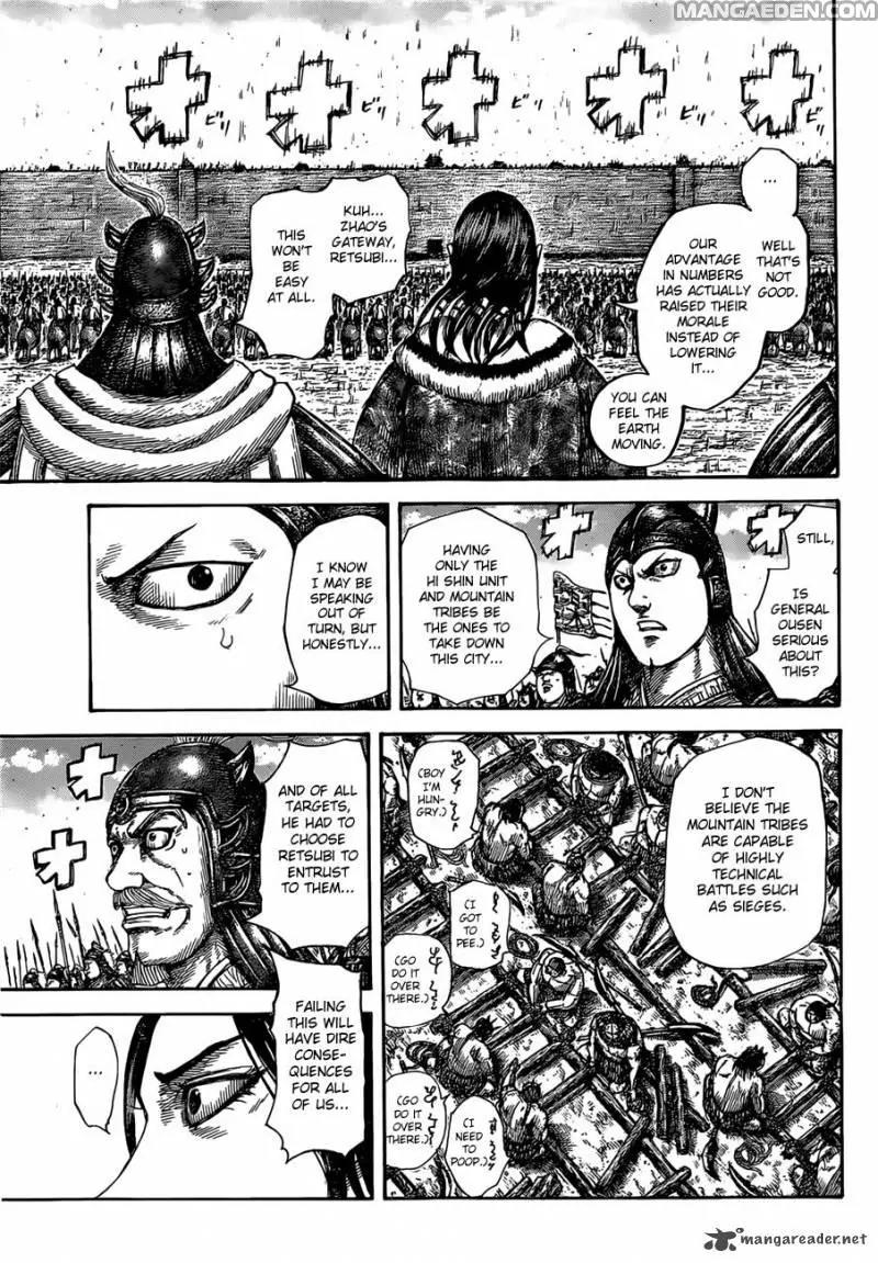 Kingdom manga, chapter 505, page 4 of 19