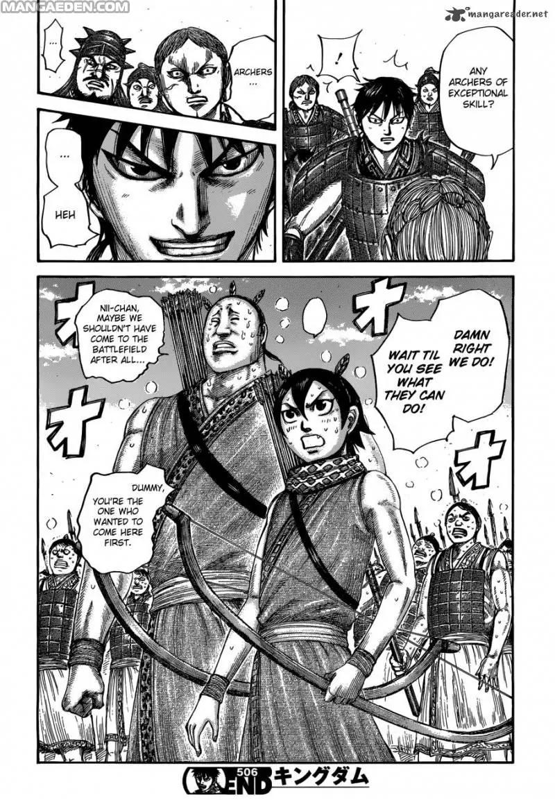 Kingdom Chapter 506 page 18 - Chapter 506: Mountain People`s Siege