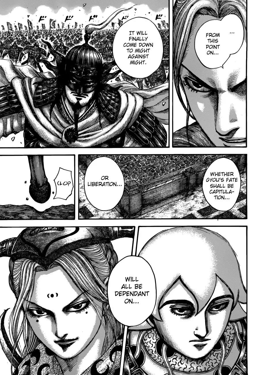 Kingdom Chapter 517 page 18 - Chapter 517: Chipping One Another Down