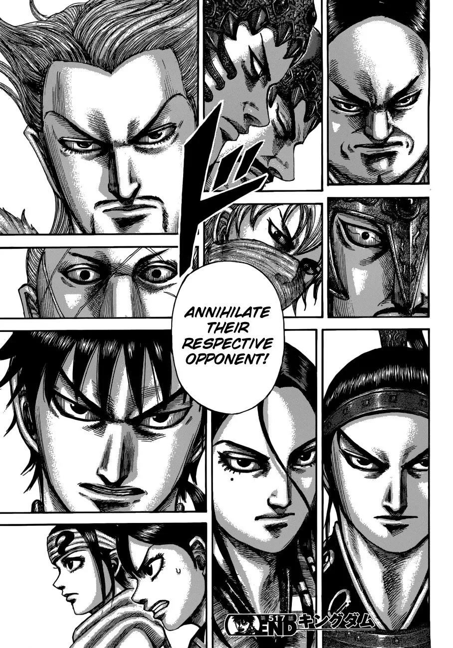 Kingdom Chapter 517 page 20 - Chapter 517: Chipping One Another Down