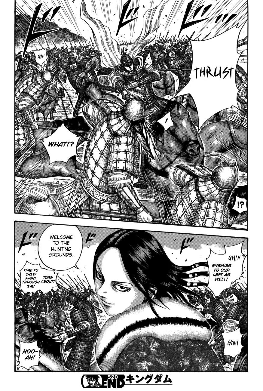 Kingdom manga, chapter 520, page 18 of 18