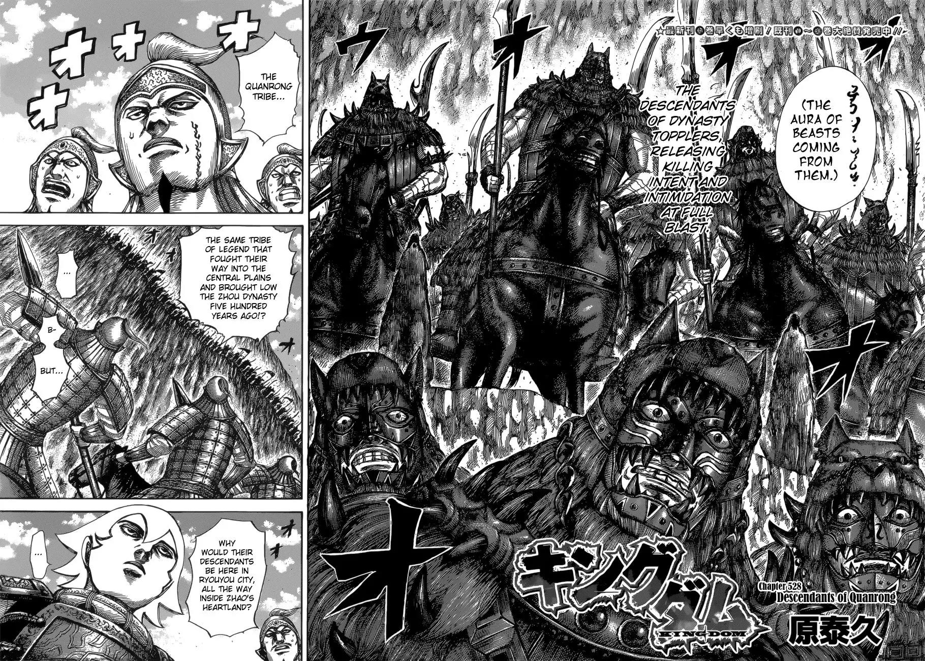 Kingdom Chapter 528 page 3 - Chapter 528: Descentdants of Quanrong
