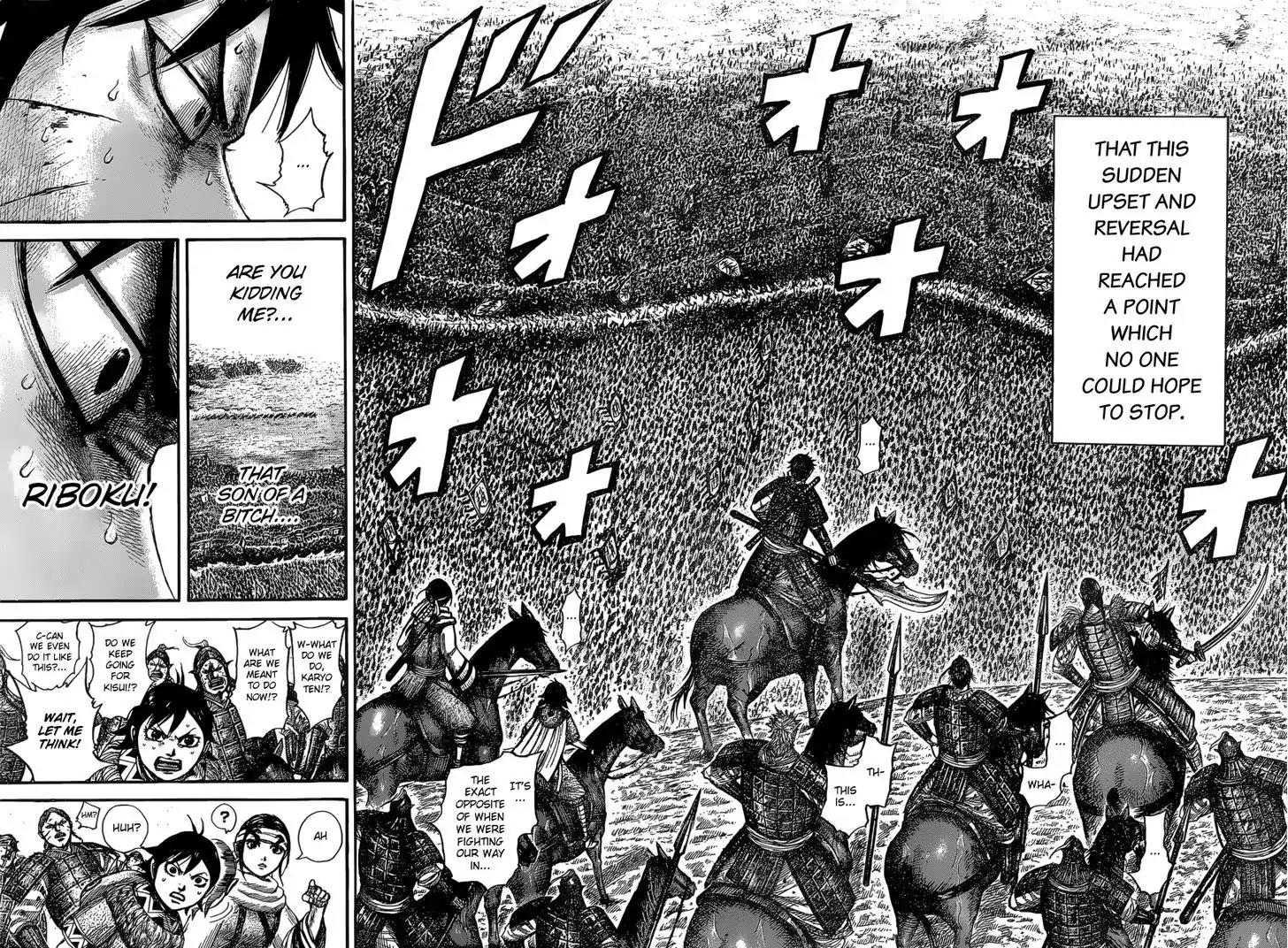 Kingdom manga, chapter 531, page 17 of 18