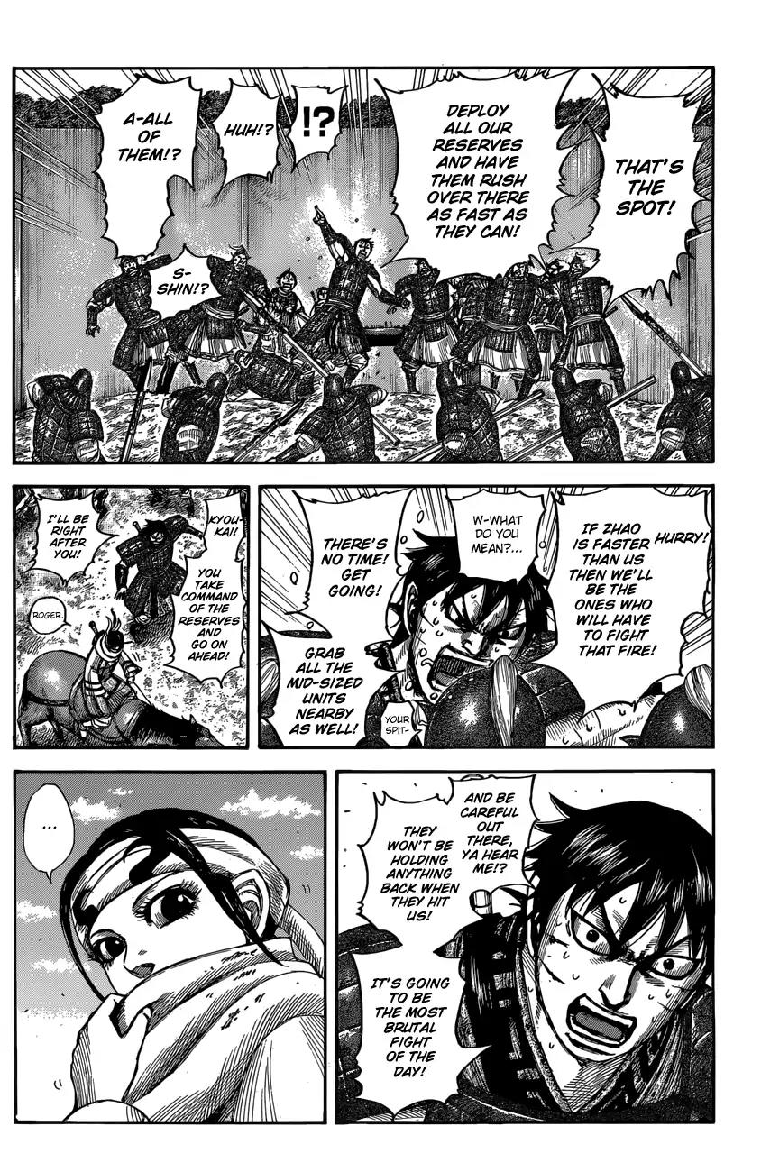 Kingdom Chapter 546 page 14 - Chapter 546: Ground Of Flames