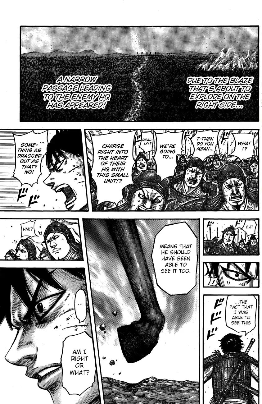 Kingdom Chapter 546 page 19 - Chapter 546: Ground Of Flames