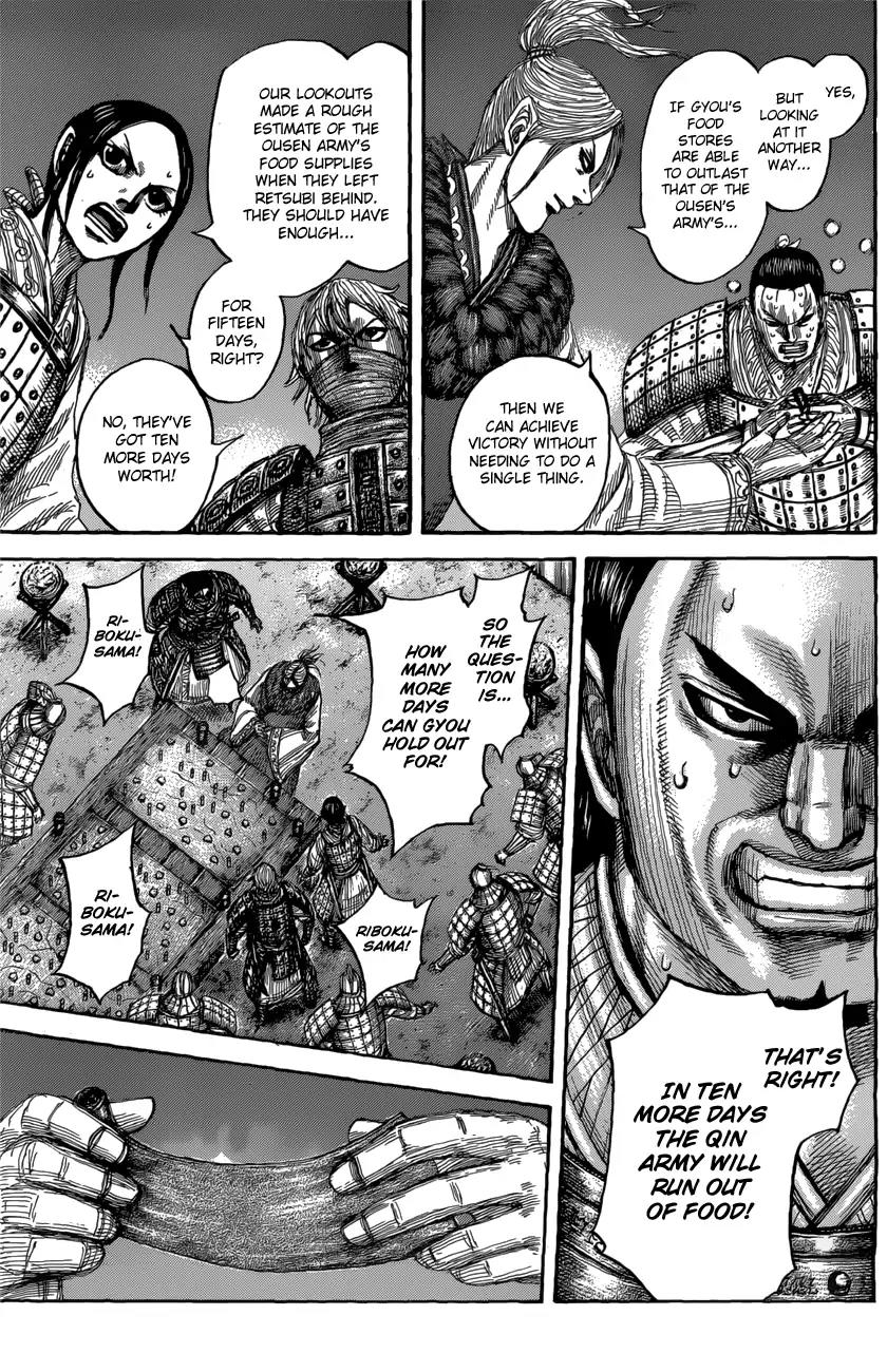Kingdom manga, chapter 550, page 18 of 20