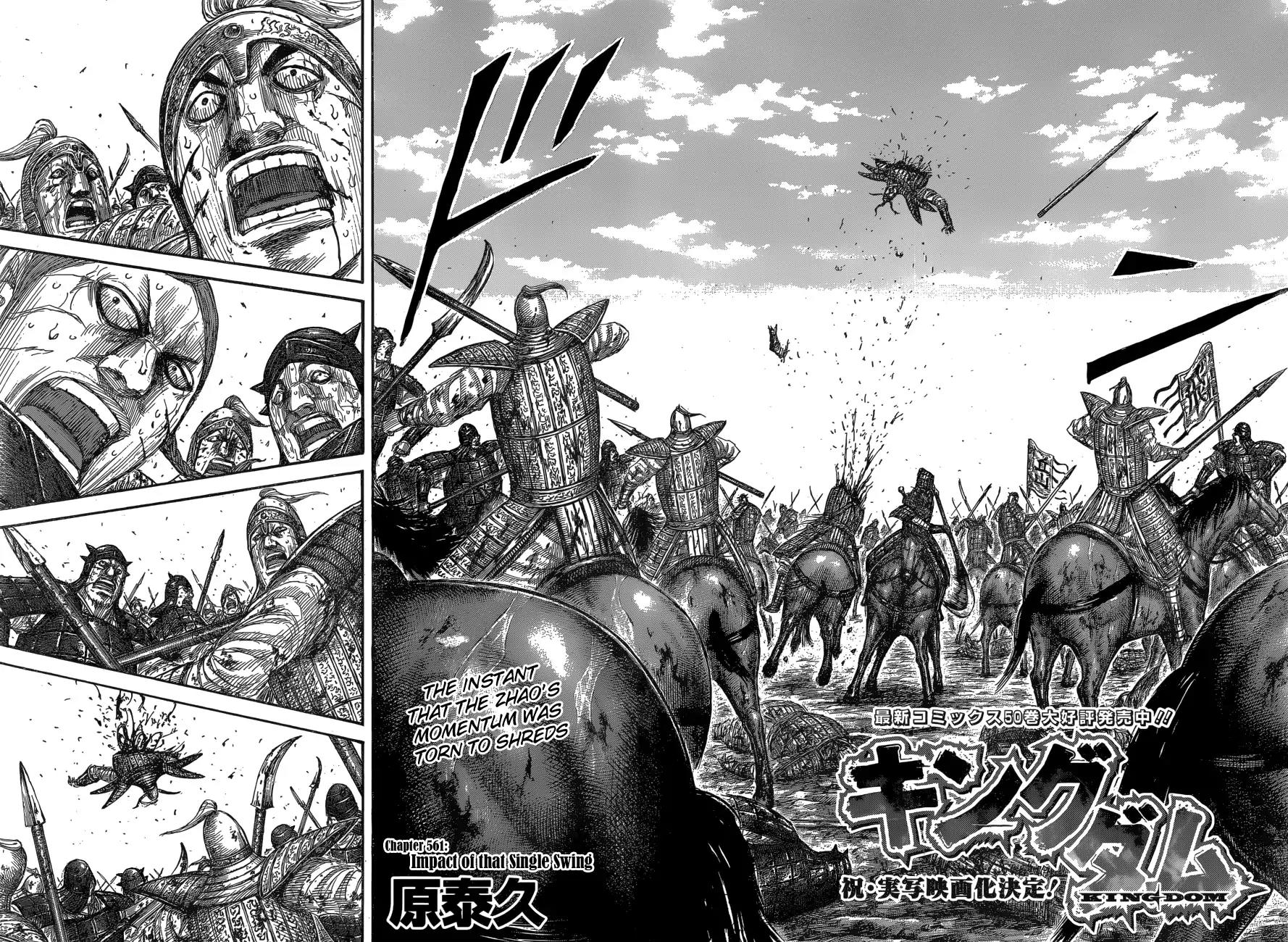 Kingdom Chapter 561 page 4 - Chapter 561: Impact of that Single Swing
