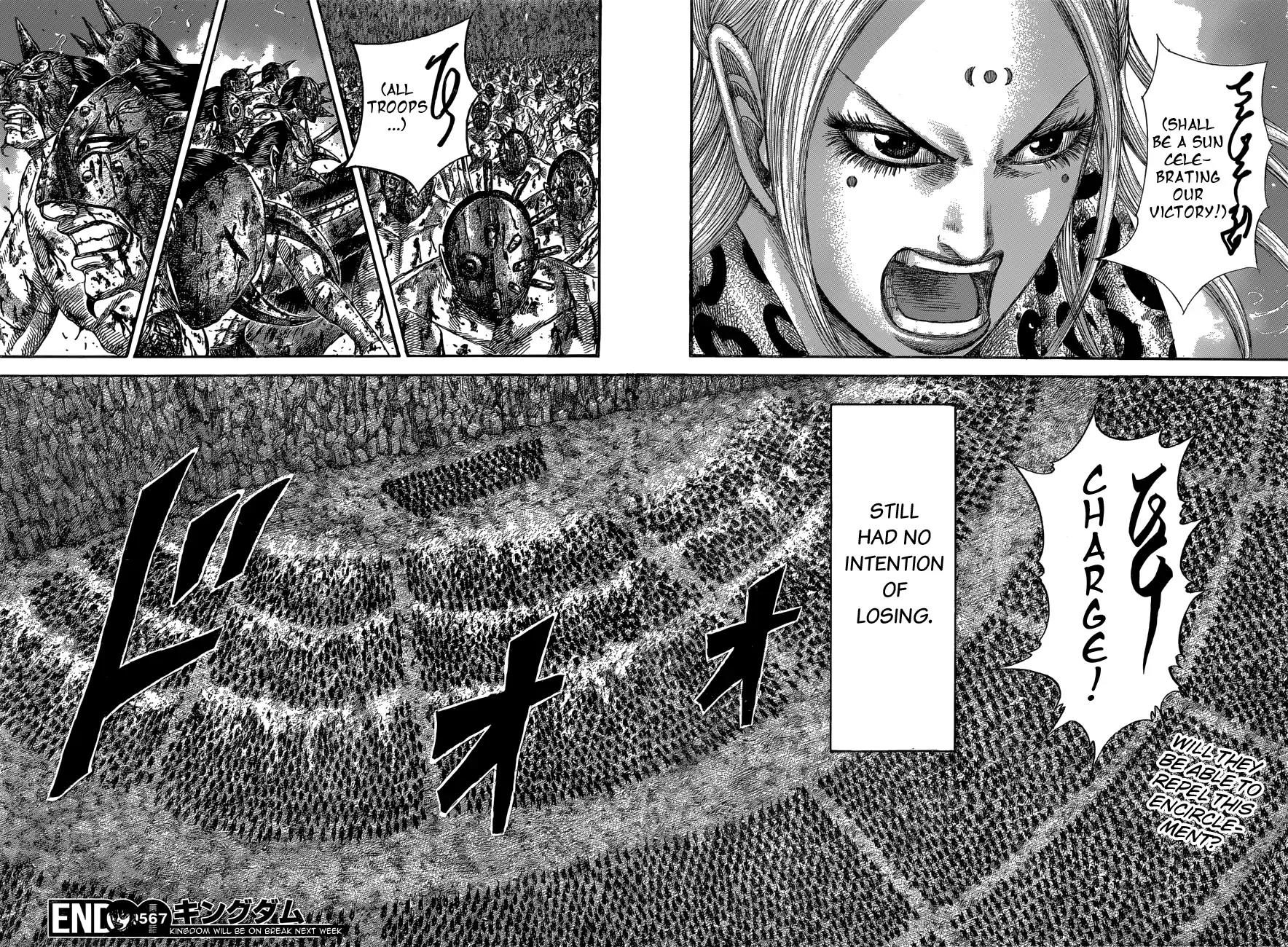 Kingdom manga, chapter 567, page 19 of 19
