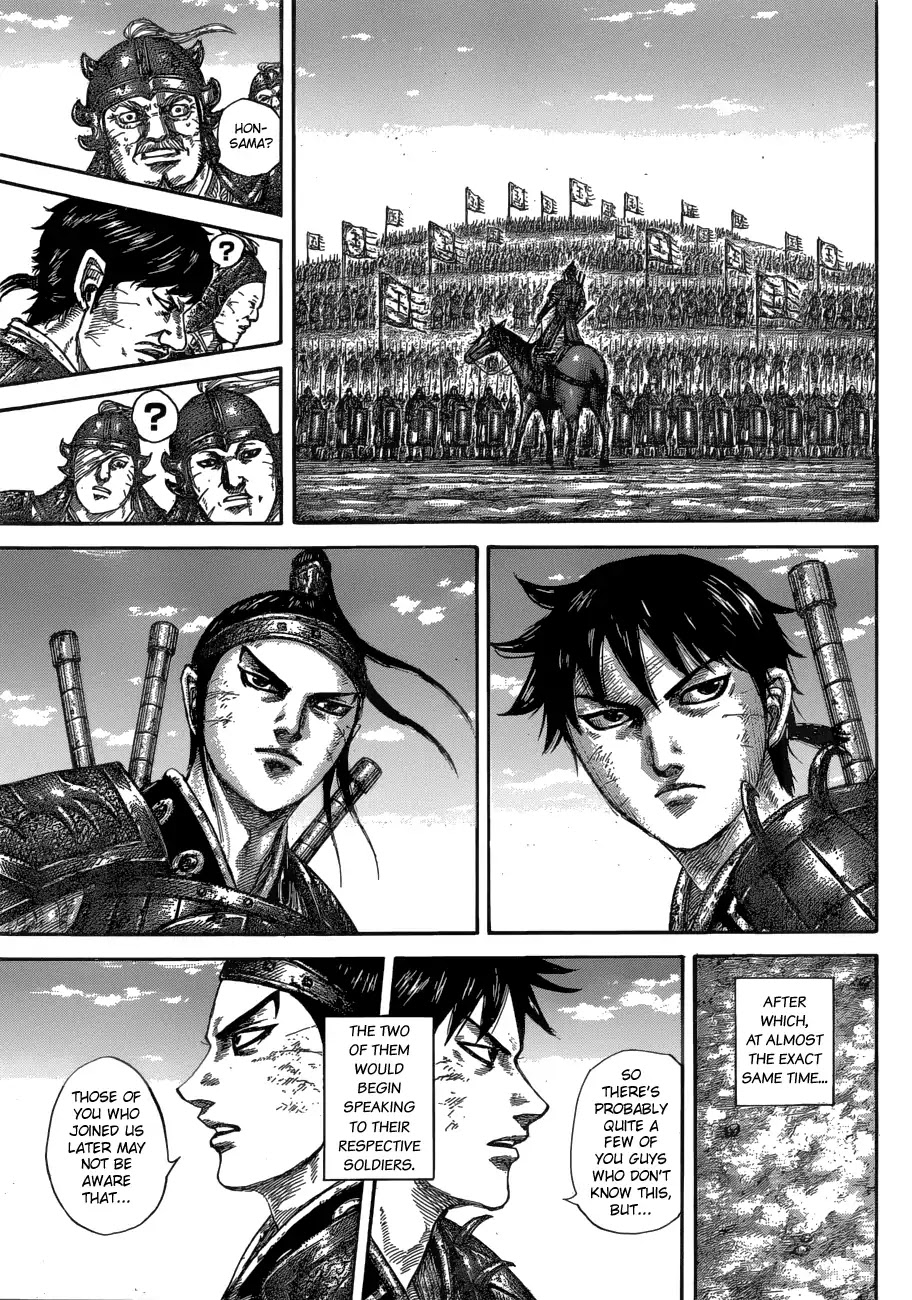 Kingdom manga, chapter 579, page 11 of 19