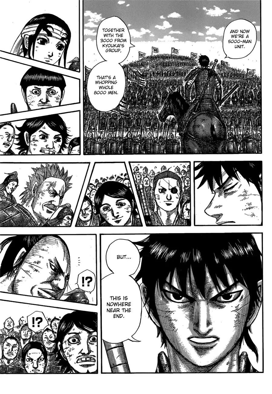 Kingdom manga, chapter 579, page 13 of 19