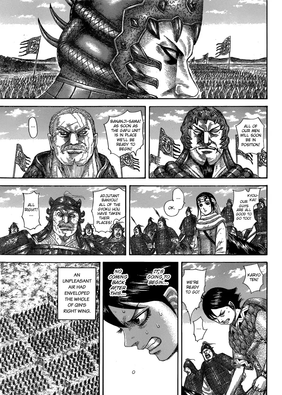 Kingdom manga, chapter 579, page 9 of 19