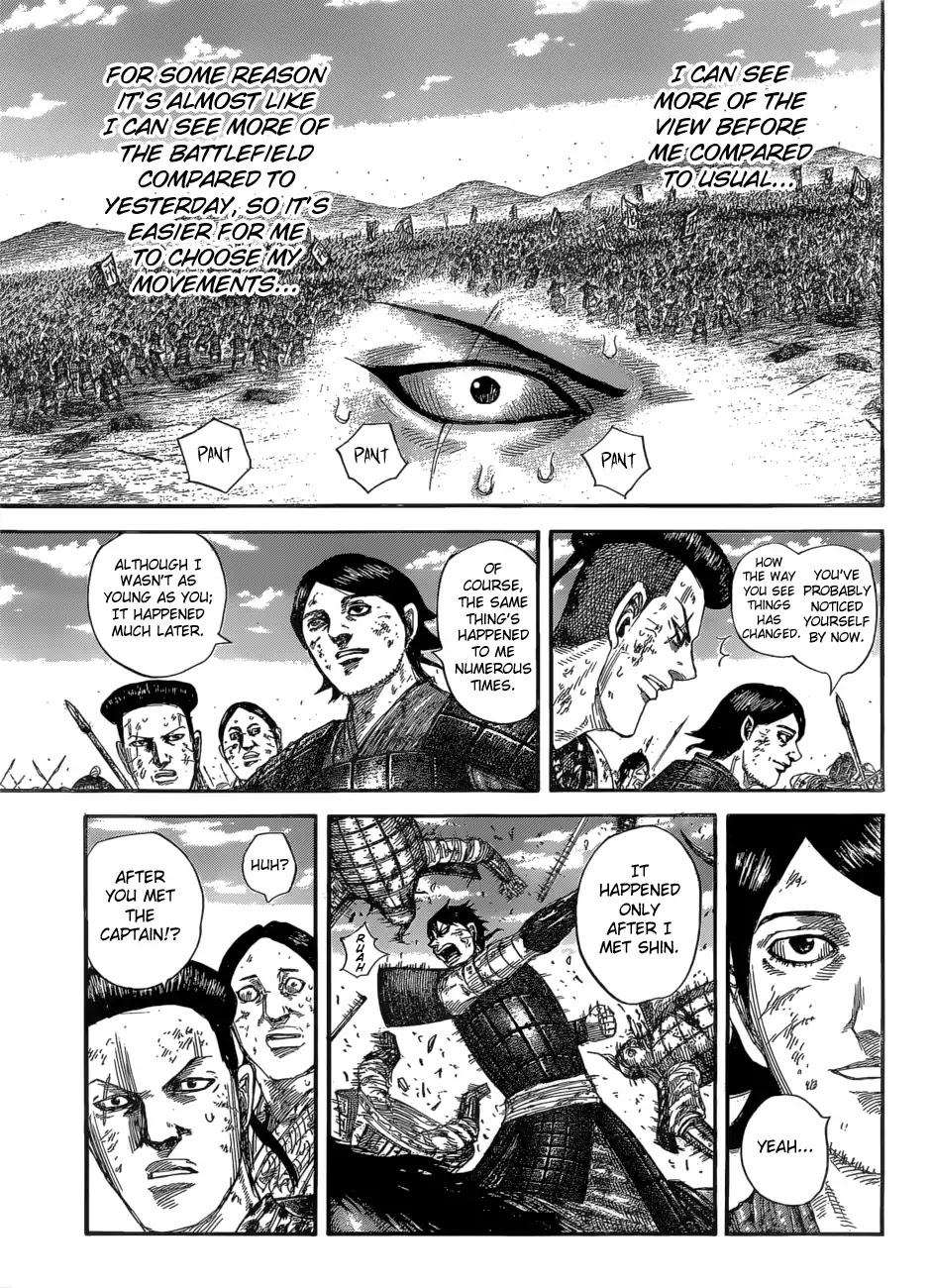 Kingdom manga, chapter 581, page 11 of 20