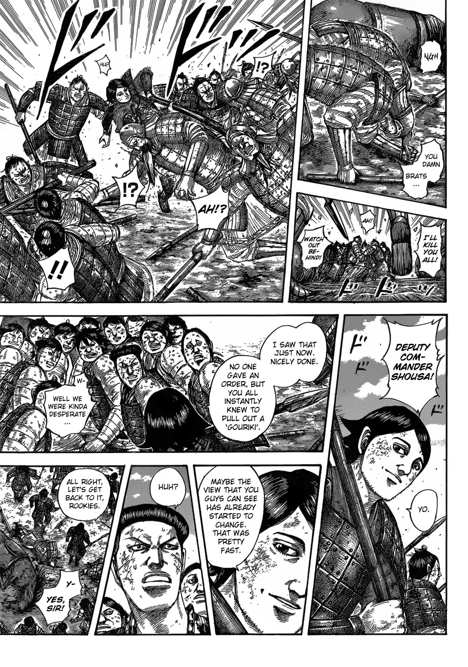 Kingdom manga, chapter 581, page 9 of 20