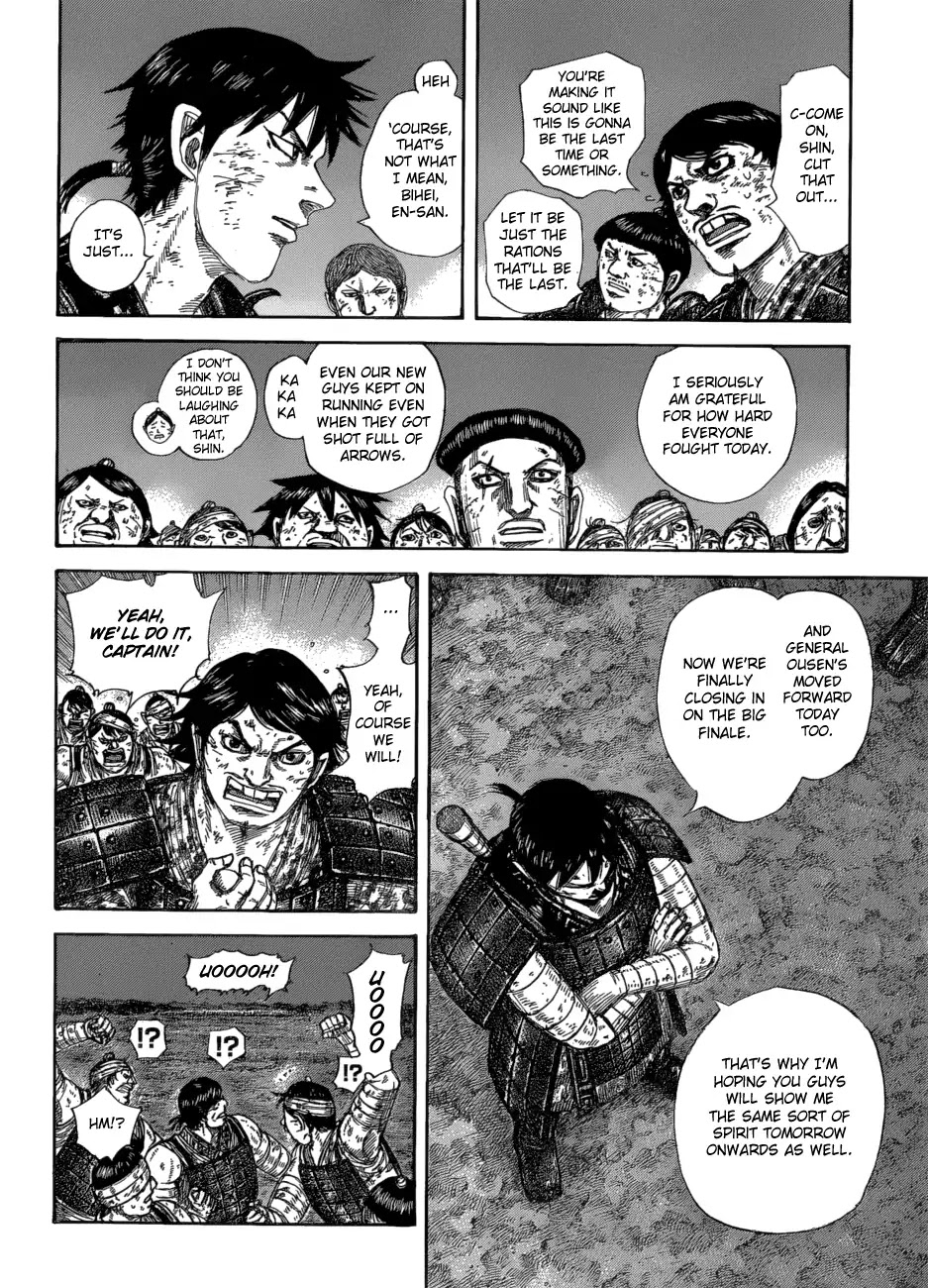 Kingdom Chapter 582 page 15 - Chapter 582: The Final Night
