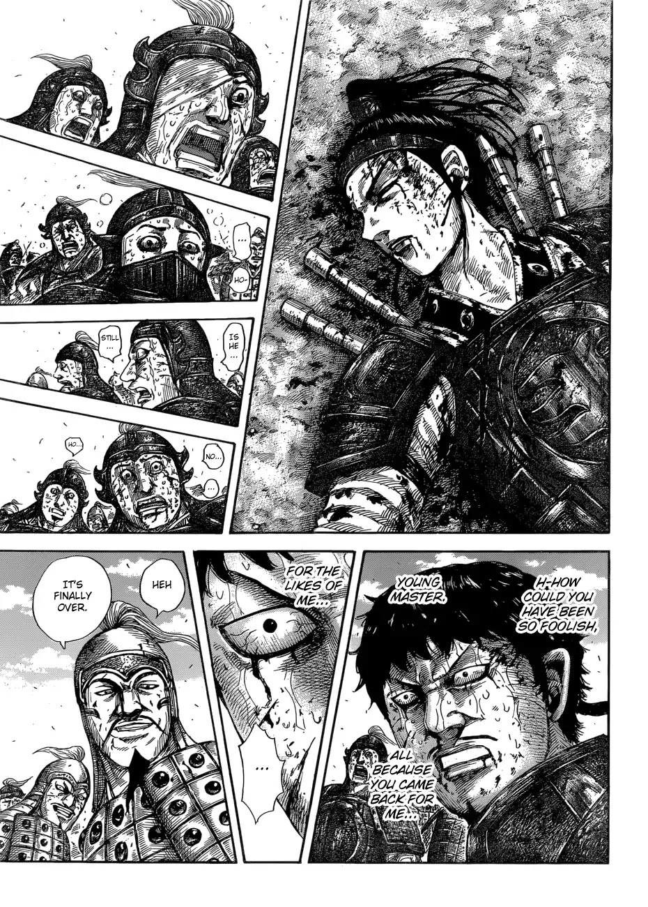 Kingdom manga, chapter 586, page 17 of 20