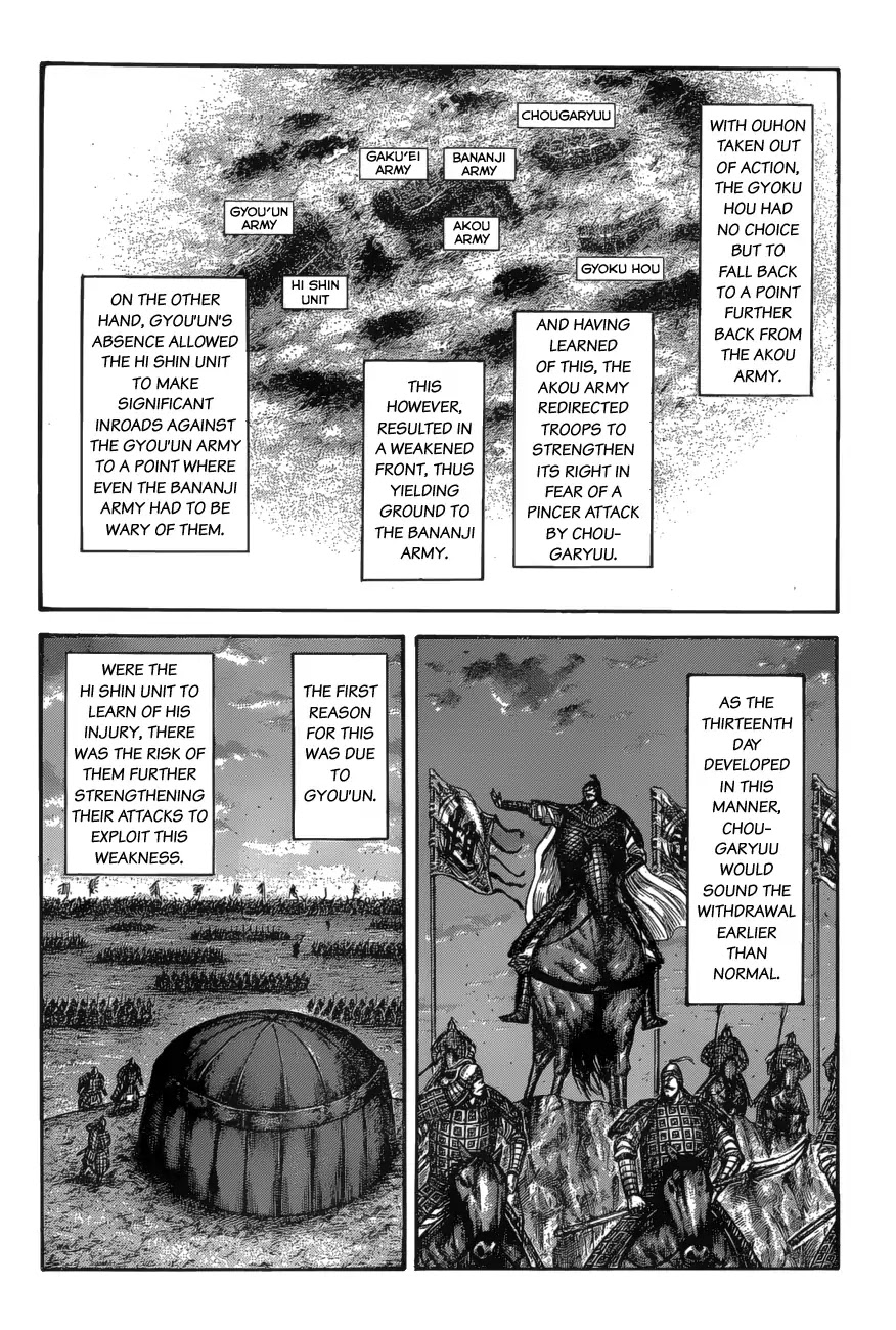 Kingdom Chapter 587 page 12 - Chapter 587:Only Prayers