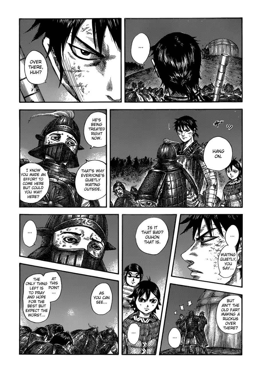 Kingdom Chapter 587 page 15 - Chapter 587:Only Prayers