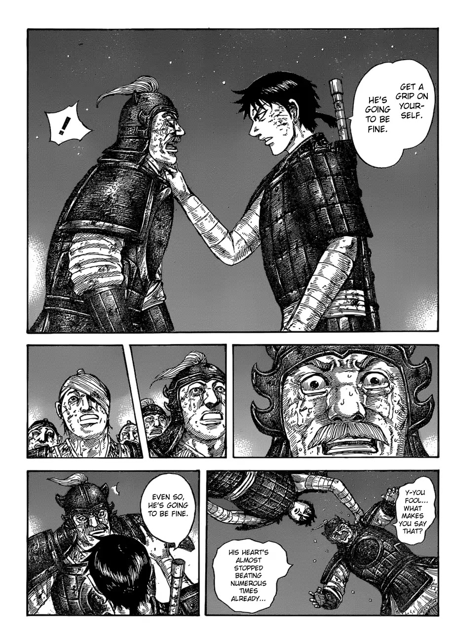Kingdom Chapter 587 page 17 - Chapter 587:Only Prayers