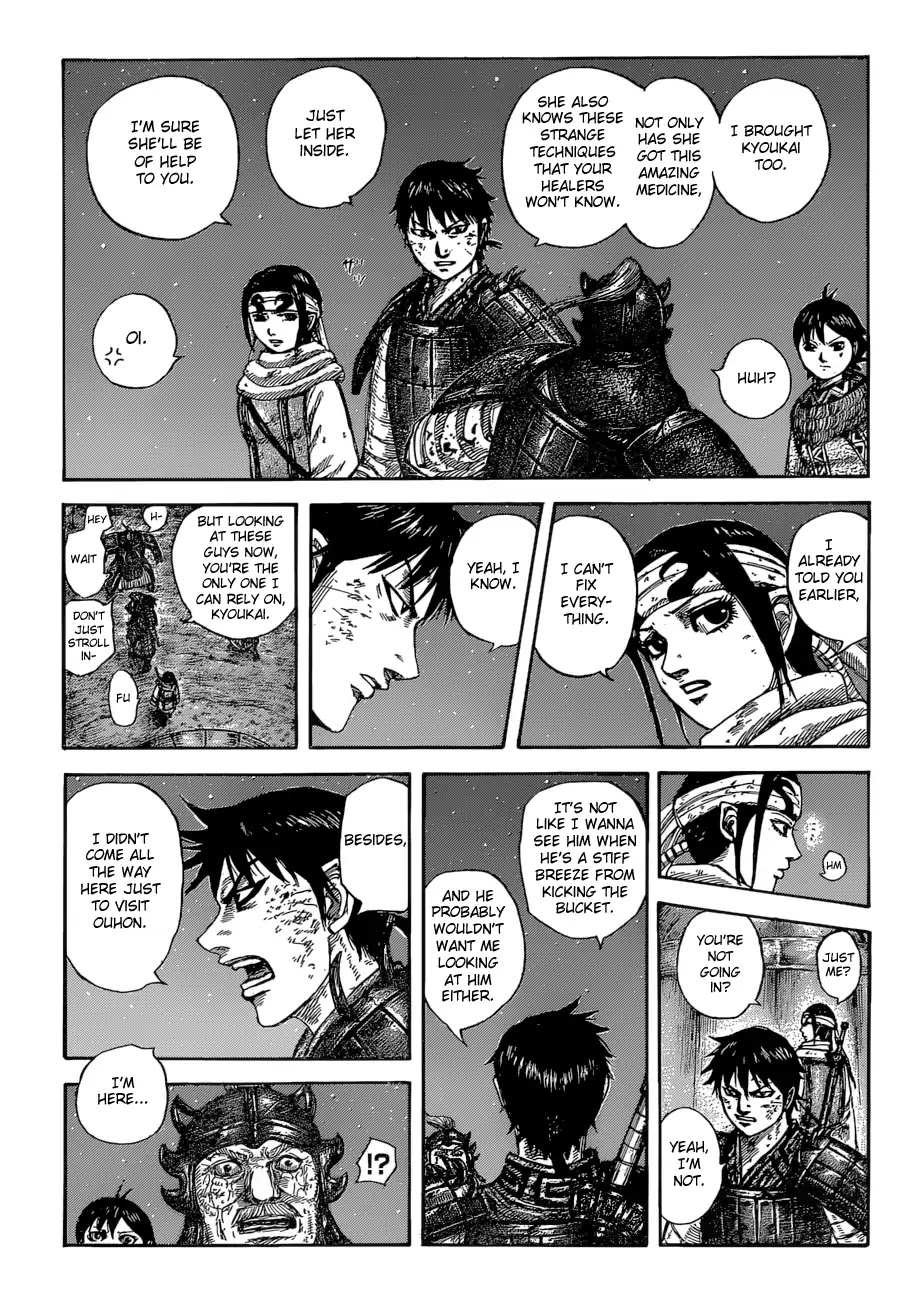 Kingdom Chapter 587 page 19 - Chapter 587:Only Prayers