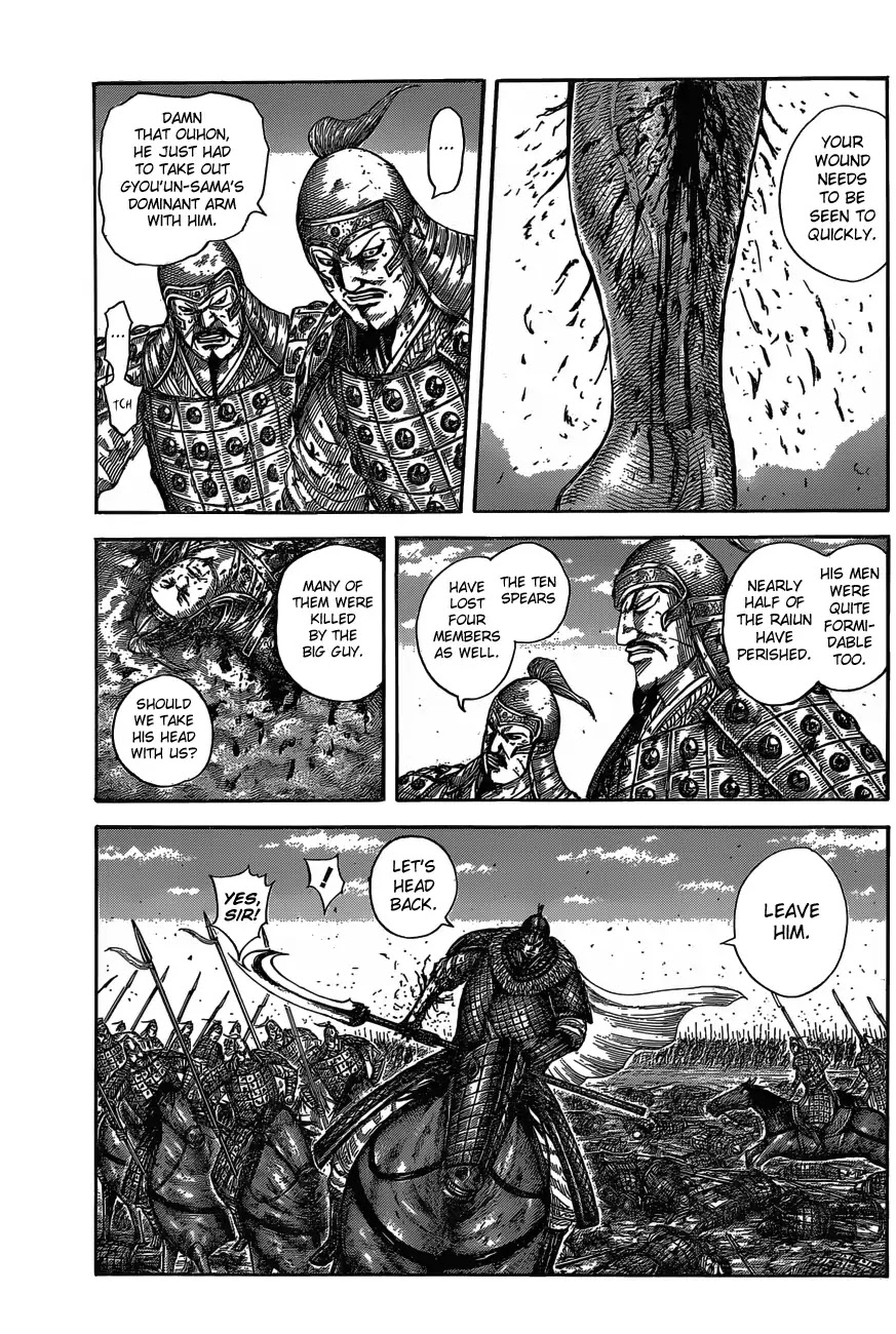 Kingdom Chapter 587 page 9 - Chapter 587:Only Prayers